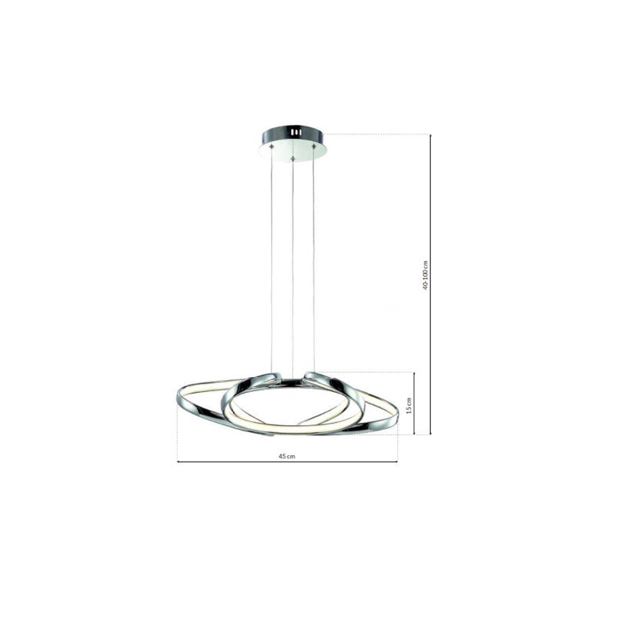 LED Κρεμαστό πολύφωτο COPERNICUS 1xLED/46W/230V