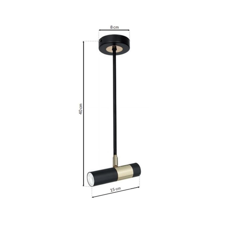 LED Κρεμαστό πολύφωτο DALLAS 1xGU10/3W/230V
