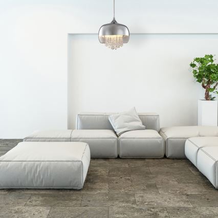LED Κρεμαστό πολύφωτο LUNA 1xE14/40W/230V