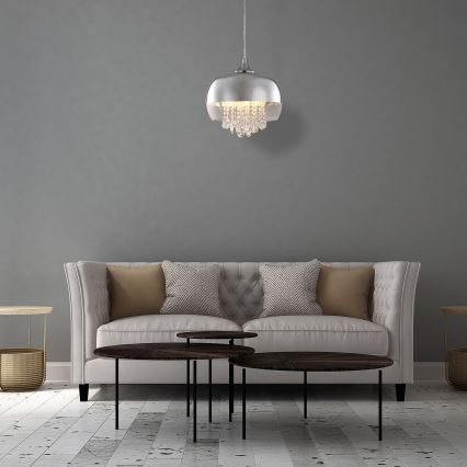 LED Κρεμαστό πολύφωτο LUNA 1xE14/40W/230V
