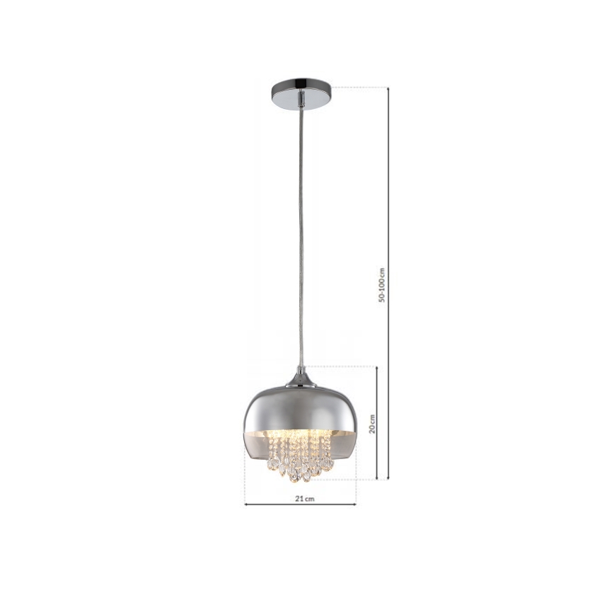 LED Κρεμαστό πολύφωτο LUNA 1xE14/40W/230V