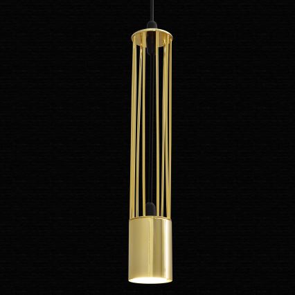 LED Κρεμαστό φωτιστικό BARS 1xGU10/4,8W/230V χρυσό