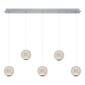 LED Κρεμαστό φωτιστικό CREMONA 5xLED/5W/230V 3000K ματ χρώμιο