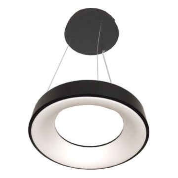LED Κρεμαστό Φωτιστικό DRAX LED/32W/230V 4000K διάμετρος 38 εκ. μαύρο