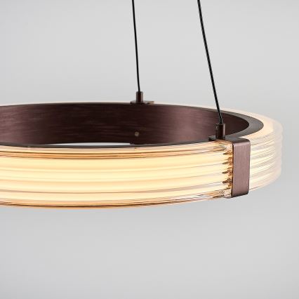 LED Κρεμαστό φωτιστικό JESI LED/2W/230V 3000K καφέ