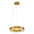 LED Κρεμαστό Φωτιστικό JESI LED/35W/230V 3000K διάμετρος 40 cm μπρονζέ