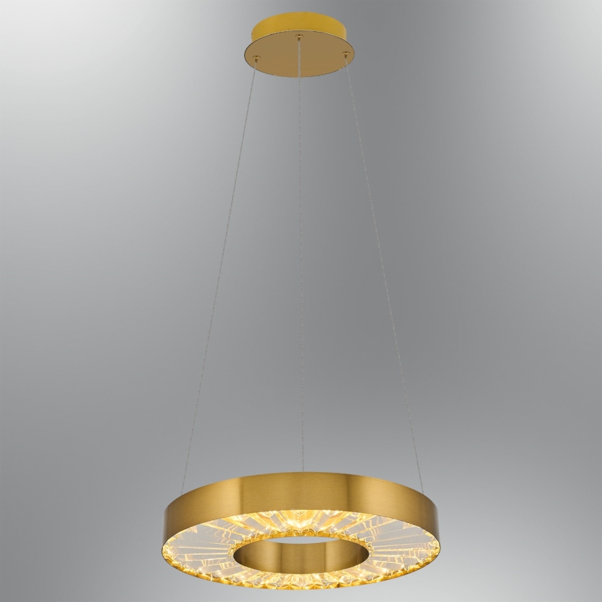LED Κρεμαστό Φωτιστικό JESI LED/35W/230V 3000K διάμετρος 40 cm μπρονζέ
