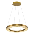 LED κρεμαστό φωτιστικό JESI LED/85W/230V 3000K Ø 80 cm μπρόνζε