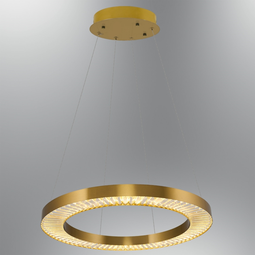 LED κρεμαστό φωτιστικό JESI LED/85W/230V 3000K Ø 80 cm μπρόνζε