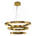 LED κρεμαστό φωτιστικό JESI LED/99W/230V 3000K 100 cm μπρονζέ