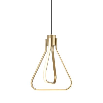 LED κρεμαστό φωτιστικό με καλώδιο ZING LED/19W/230V, χρυσό