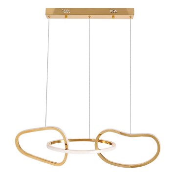 LED κρεμαστό φωτιστικό με σύρμα ANNELI LED/30W/230V 80 cm χρυσό