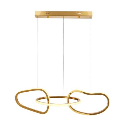 LED κρεμαστό φωτιστικό με σύρμα ANNELI LED/30W/230V 80 cm χρυσό