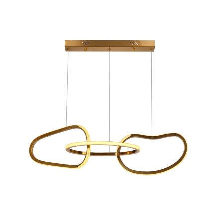 LED κρεμαστό φωτιστικό με σύρμα ANNELI LED/30W/230V 80 cm χρυσό