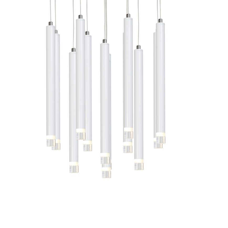 LED Κρεμαστό φωτιστικό οροφής  ALBA 12xLED/1W/230V λευκό