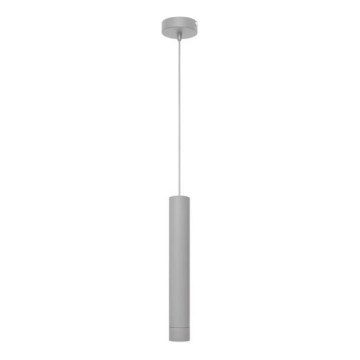 LED Κρεμαστό φωτιστικό οροφής LED TUBA 1xGU10/4,8W/230V γκρι