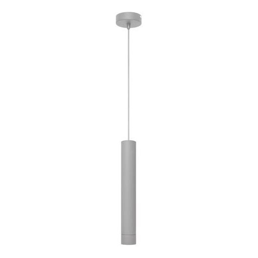 LED Κρεμαστό φωτιστικό οροφής LED TUBA 1xGU10/4,8W/230V γκρι