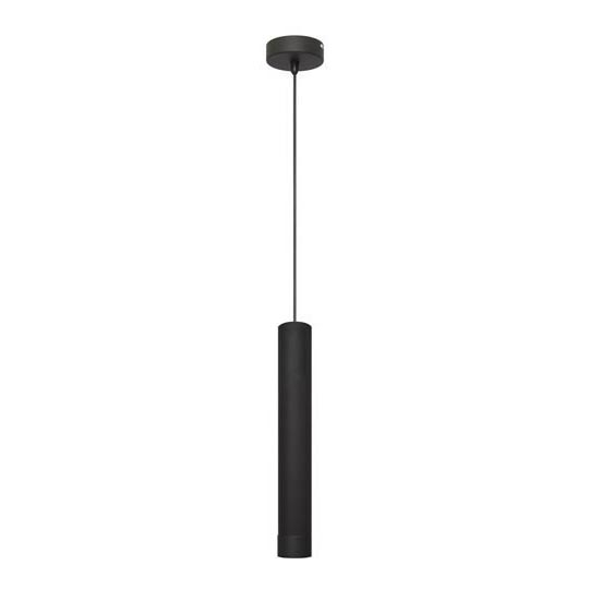 LED Κρεμαστό φωτιστικό οροφής LED TUBA 1xGU10/4,8W/230V μαύρο