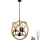 LED Κρεμαστό φωτιστικό οροφής ROPE GLOBO 3xE14/4,3W/230V