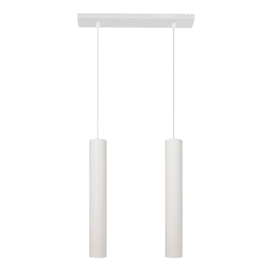 LED Κρεμαστό φωτιστικό οροφής TUBA 2xGU10/4,8W/230V λευκό