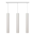 LED Κρεμαστό φωτιστικό οροφής TUBA 3xGU10/4,8W/230V λευκό
