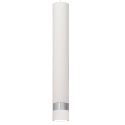 LED Κρεμαστό φωτιστικό οροφής TUBA 3xGU10/4,8W/230V λευκό/ματ χρώμιο