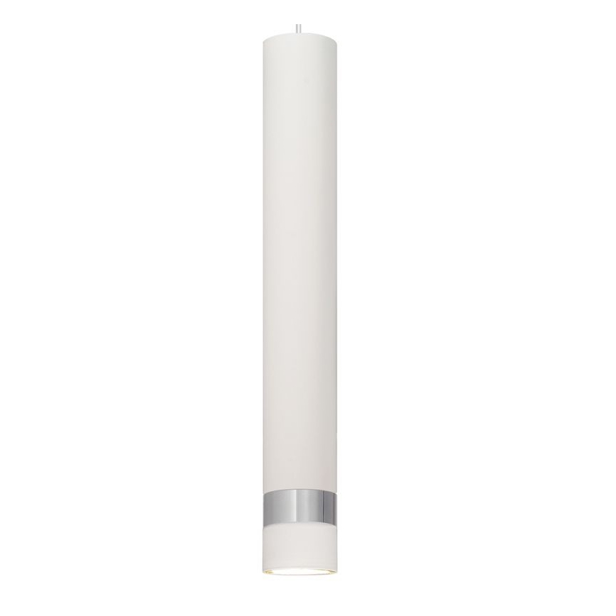 LED Κρεμαστό φωτιστικό οροφής TUBA 3xGU10/4,8W/230V λευκό/ματ χρώμιο