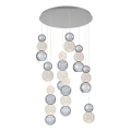 LED κρεμαστό φωτιστικό σε καλώδιο CREMONA LED/51W/230V 3000K ματ χρώμιο