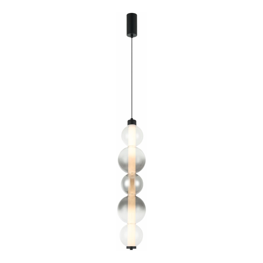 LED κρεμαστό φωτιστικό σε καλώδιο LUMMI LED/19W/230V μαύρο/καπνιστό