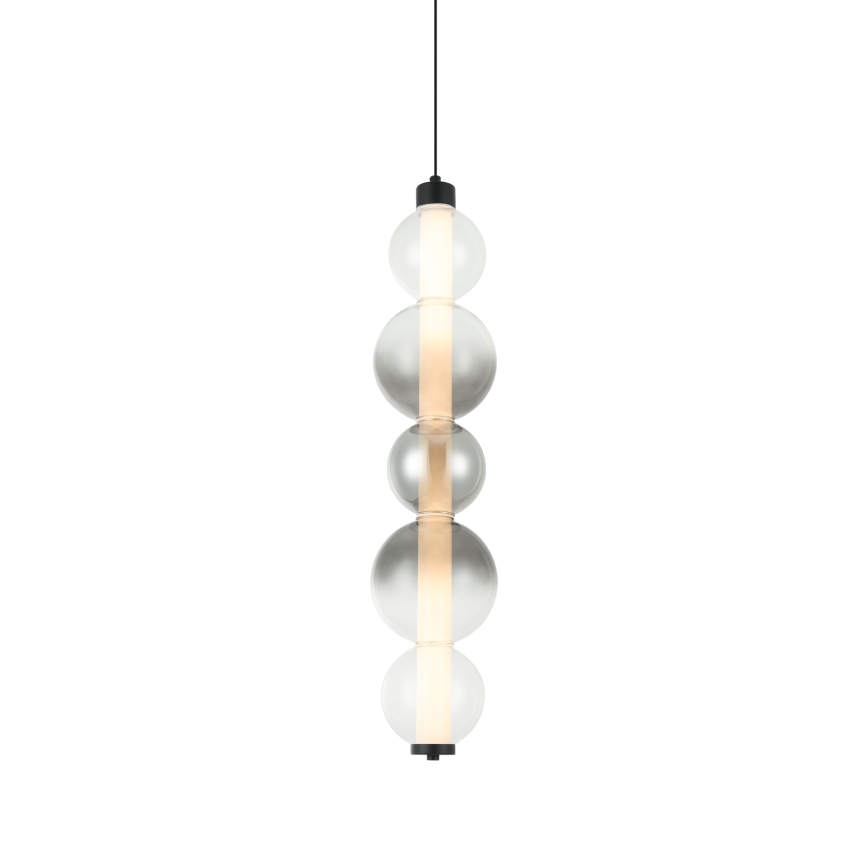LED κρεμαστό φωτιστικό σε καλώδιο LUMMI LED/19W/230V μαύρο/καπνιστό