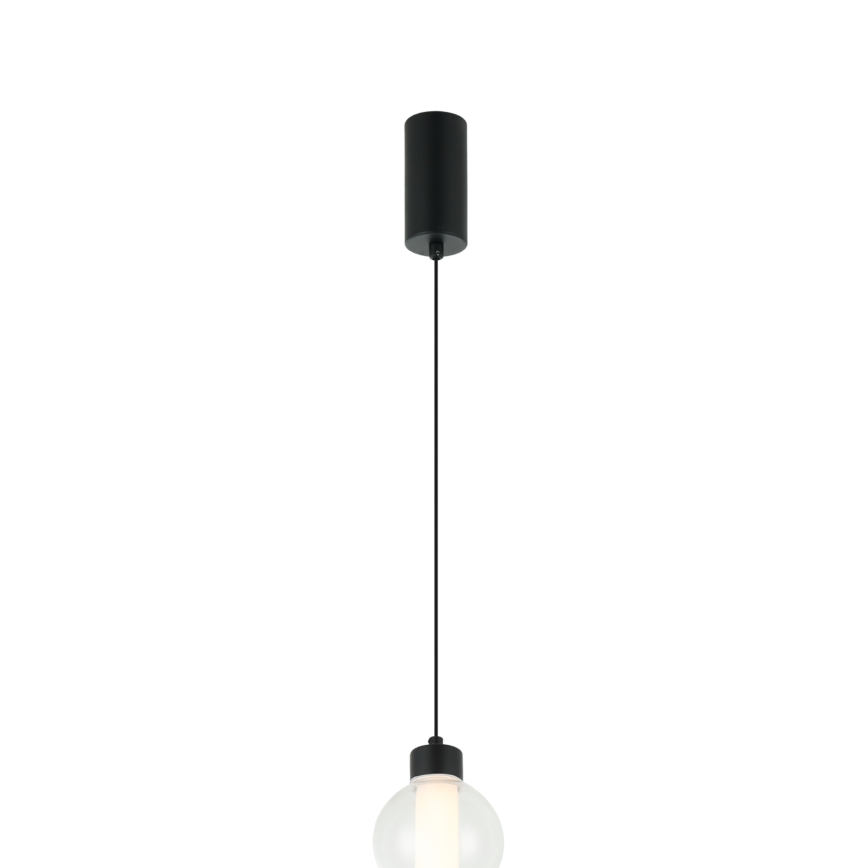 LED κρεμαστό φωτιστικό σε καλώδιο LUMMI LED/19W/230V μαύρο/καπνιστό