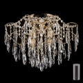 LED Κρυστάλλινο οροφής φωτιστικό 4xE27/60W/230V + 4xLED/3W + τηλεχειριστήριο