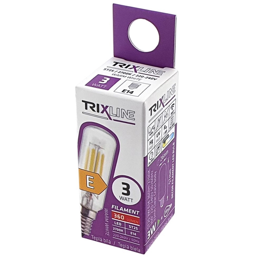 Λαμπτήρας LED FILAMENT VINTAGE ST25 E14/3W/230V 2700K