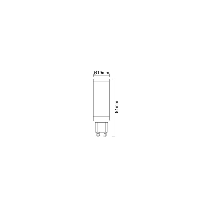 LED λάμπα G9/7,6W/230V 2800K