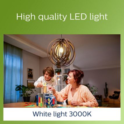 LED Λάμπα VINTAGE Philips A60 E27/4W/230V 3000K