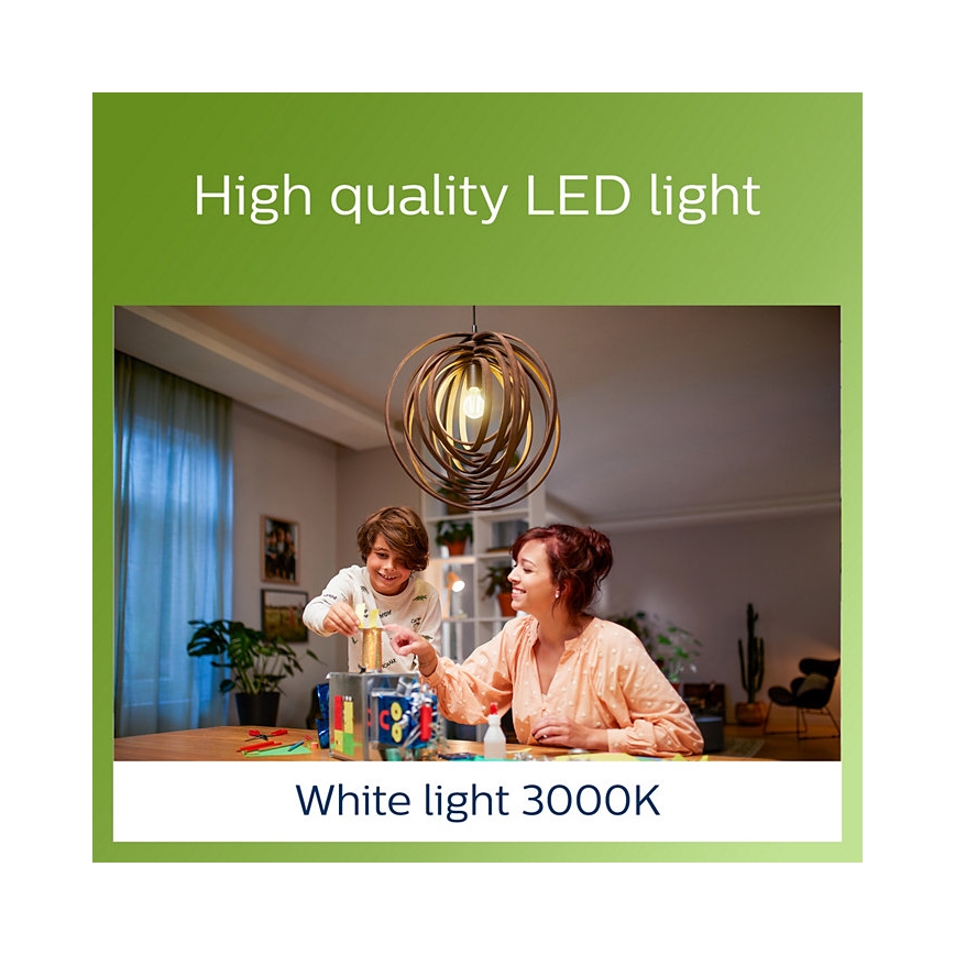 LED Λάμπα VINTAGE Philips A60 E27/4W/230V 3000K