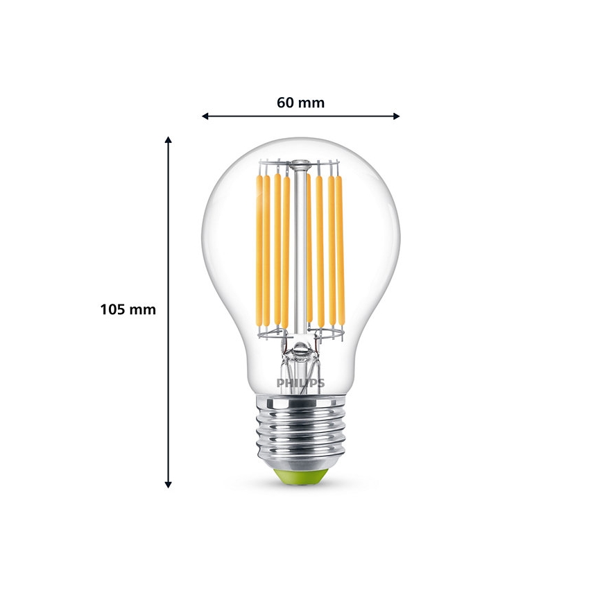 LED Λάμπα VINTAGE Philips A60 E27/4W/230V 3000K