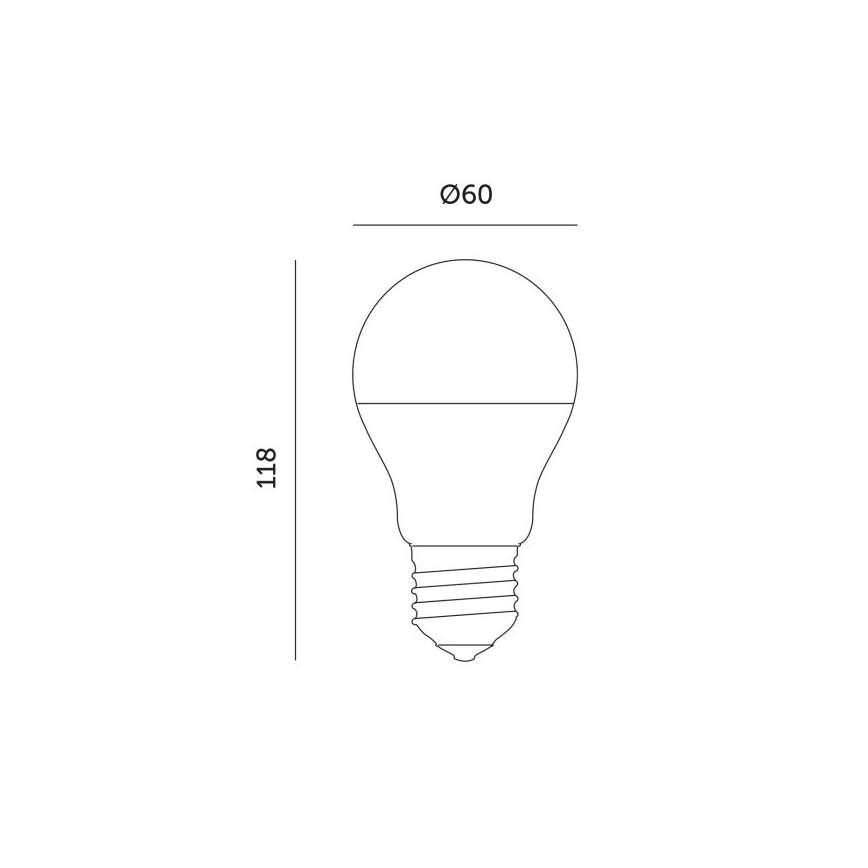 LED Λάμπα για την ανάπτυξη φυτών PLANTY E27/11W/230V 1200K λευκό