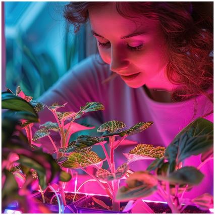 LED Λάμπα για την ανάπτυξη φυτών PLANTY E27/24W/230V 1200K