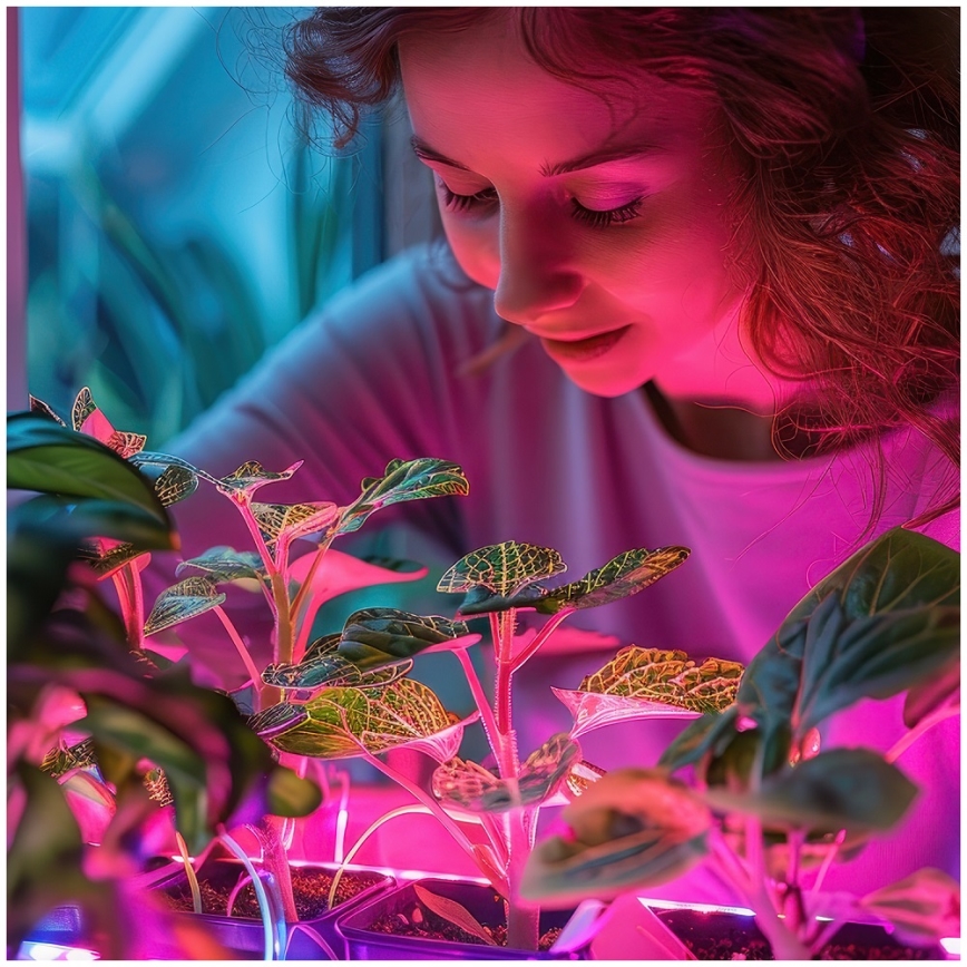 LED Λάμπα για την ανάπτυξη φυτών PLANTY E27/24W/230V 1200K