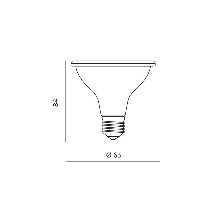 LED Λάμπα για την ανάπτυξη φυτών PLANTY E27/7W/230V 1200K λευκό