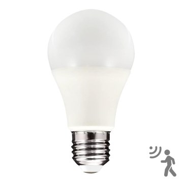 LED Λάμπα με αισθητήρα κίνησης και λυκόφωτος A60 E27/8W/230V 3000K