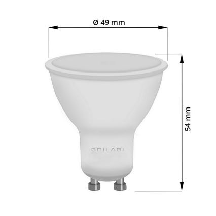 LED Λαμπτήρας ECOLINE GU10/8,5W/230V 4000K - Brilagi