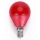 LED Λαμπτήρας G45 E14/4W/230V κόκκινος - Aigostar