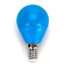 LED Λαμπτήρας G45 E14/4W/230V μπλε - Aigostar