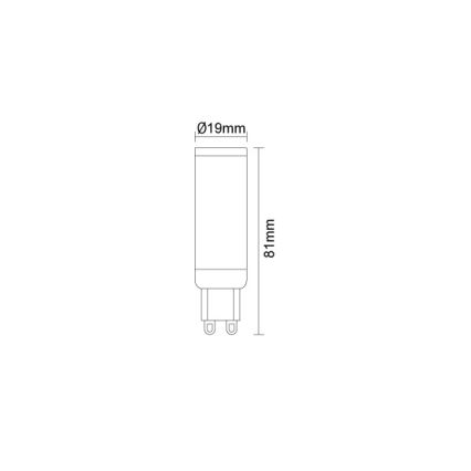 LED λαμπτήρας G9/7,6W/230V 4000K