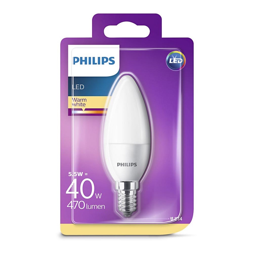 LED Λαμπτήρας Philips E14/5,5W/230V 2700K