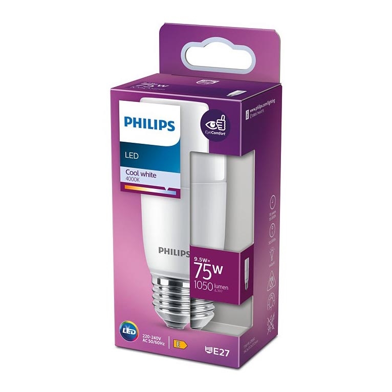 LED Λαμπτήρας Philips E27/9,5W/230V 4000K