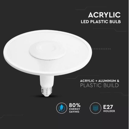 LED Λαμπτήρας SAMSUNG CHIP UFO E27/11W/230V 120° 4000K