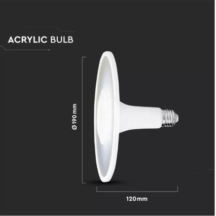 LED Λαμπτήρας SAMSUNG CHIP UFO E27/11W/230V 120° 4000K